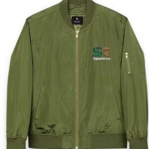 Shop sportrex men's army green bomber jacket